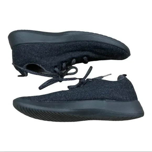 ALLBIRDS Classic Wool Runner Sneaker Dark Gray Size 6 Lace Up Comfortable - Picture 7 of 9